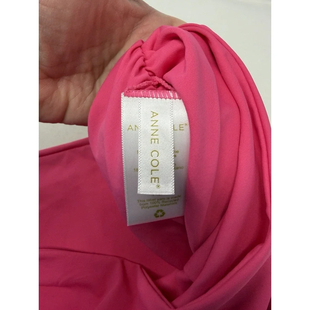 Anne Cole Womens XL Live In Color Convertible High Waist Shirred Swim Bottom 197